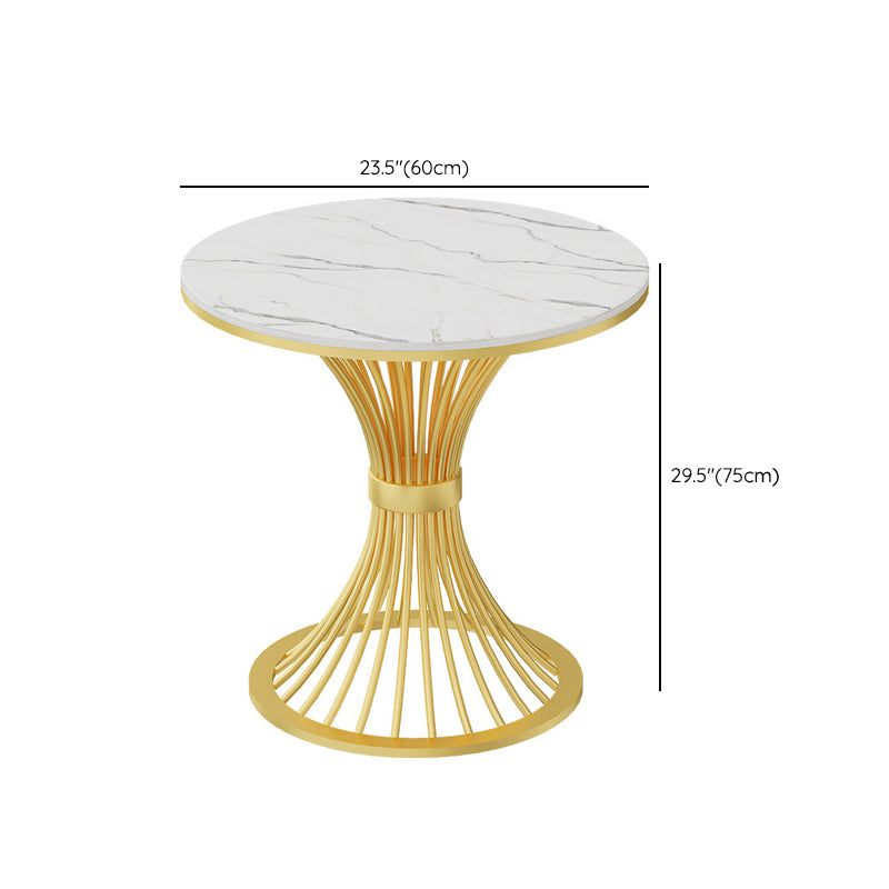 Modern Sintered Stone Dining Table Set White 1/2/5 Pieces Dining Set for Home Use