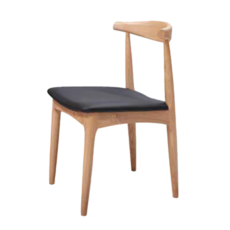 1/7 Pieces Modern Dining Set Solid Wood Round Table with Leather Chairs