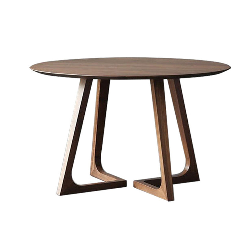 Round Dining Room Table Set 1/2/4 Pieces Modern Solid Wood Dining Room and Arm Chairs