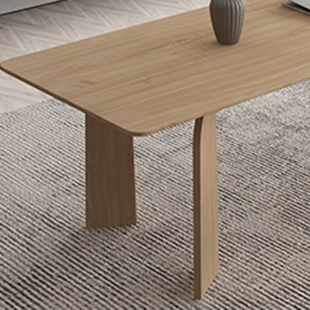 Rectangle Dining Room Set 1/5/6/7 Pieces Industrial Wooden Table and Armless Chiars