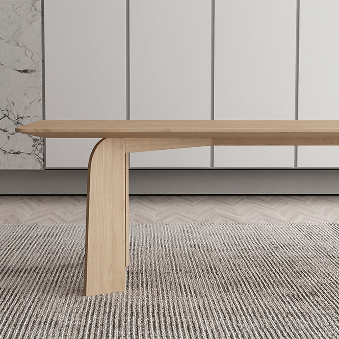 Rectangle Dining Room Set 1/5/6/7 Pieces Industrial Wooden Table and Armless Chiars