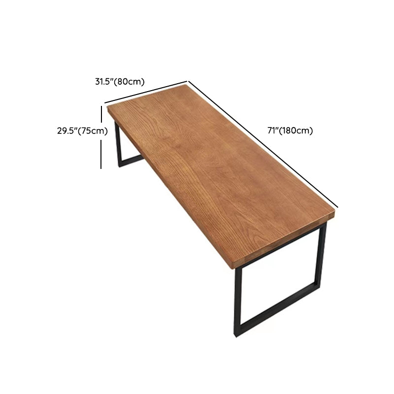 1/2/5/9/10 Pieces Dining Room Set Industrial Rectangle Wooden Table and Chairs with Arm