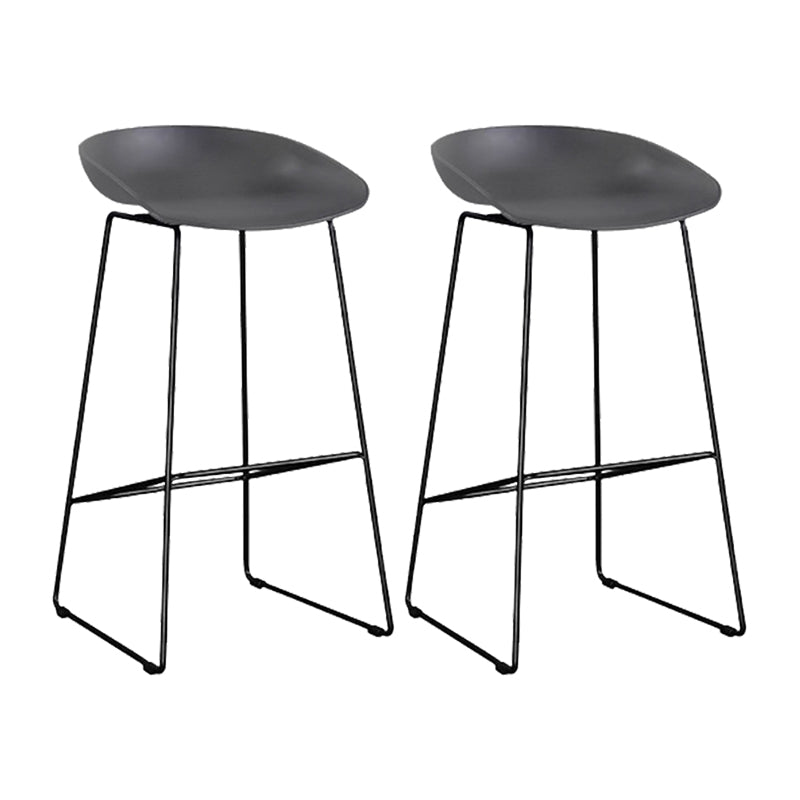 Industrial Bar Stool with Bucket Plastic Stool for Restaurant