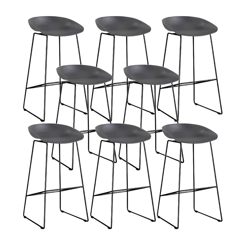 Industrial Bar Stool with Bucket Plastic Stool for Restaurant