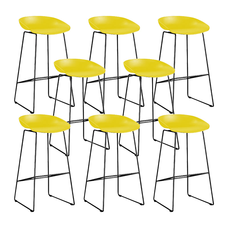 Industrial Bar Stool with Bucket Plastic Stool for Restaurant