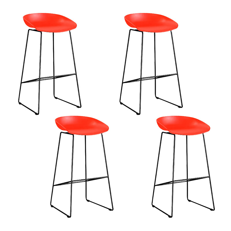 Industrial Bar Stool with Bucket Plastic Stool for Restaurant