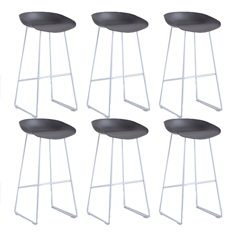 Industrial Bar Stool with Bucket Plastic Stool for Restaurant