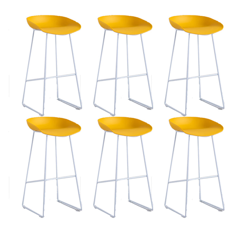 Industrial Bar Stool with Bucket Plastic Stool for Restaurant