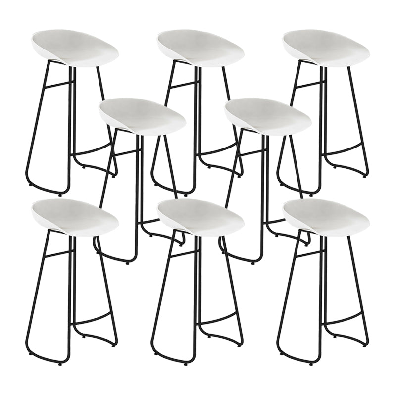 Industrial Counter Stool with Bucket Plastic Bar Stools for Bristol