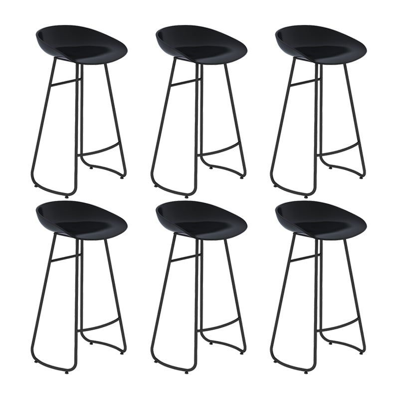 Industrial Counter Stool with Bucket Plastic Bar Stools for Bristol