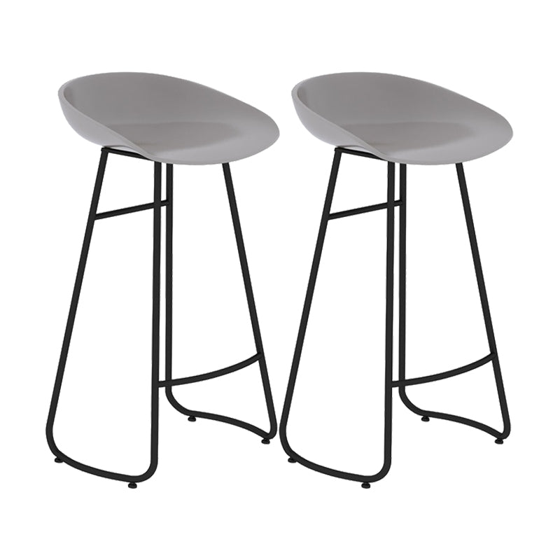 Industrial Counter Stool with Bucket Plastic Bar Stools for Bristol