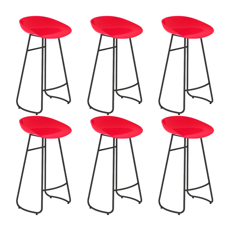 Industrial Counter Stool with Bucket Plastic Bar Stools for Bristol