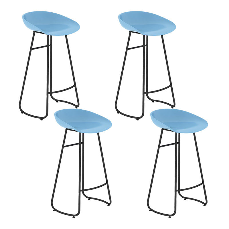 Industrial Counter Stool with Bucket Plastic Bar Stools for Bristol
