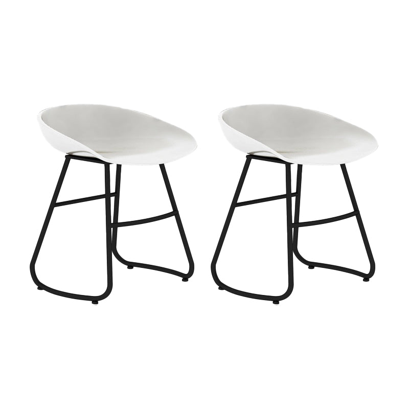 Industrial Counter Stool with Bucket Plastic Bar Stools for Bristol