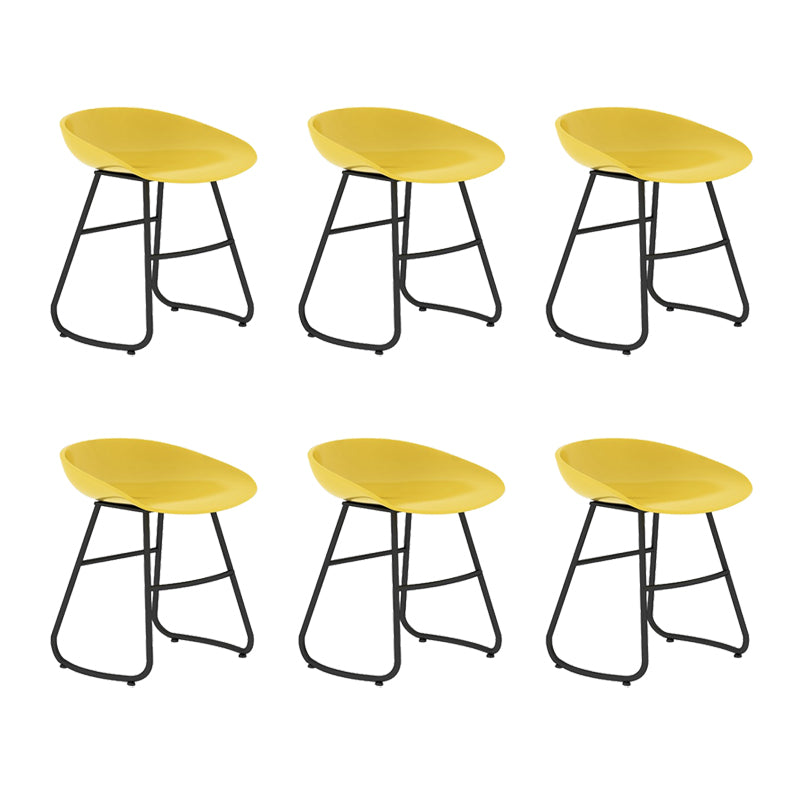 Industrial Counter Stool with Bucket Plastic Bar Stools for Bristol