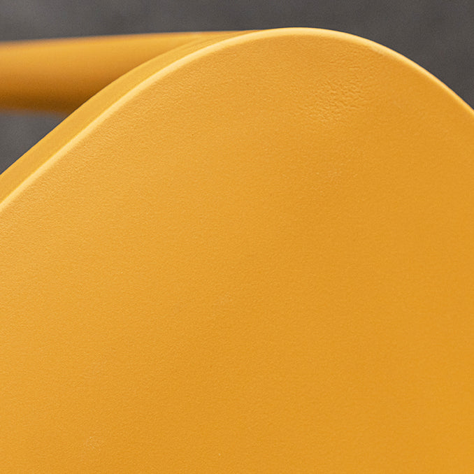 Backrest Armless Counter Stool Industrial Plastic Bar Stool with 4 Legs