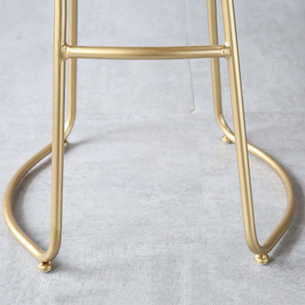 Nordic Style Bar-stool Bucket Counter Bar Stool with Metal Legs