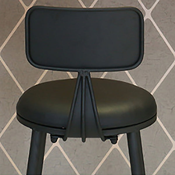 Modern Style Bar-stool Round Seat Counter Bar Stool with Metal Legs