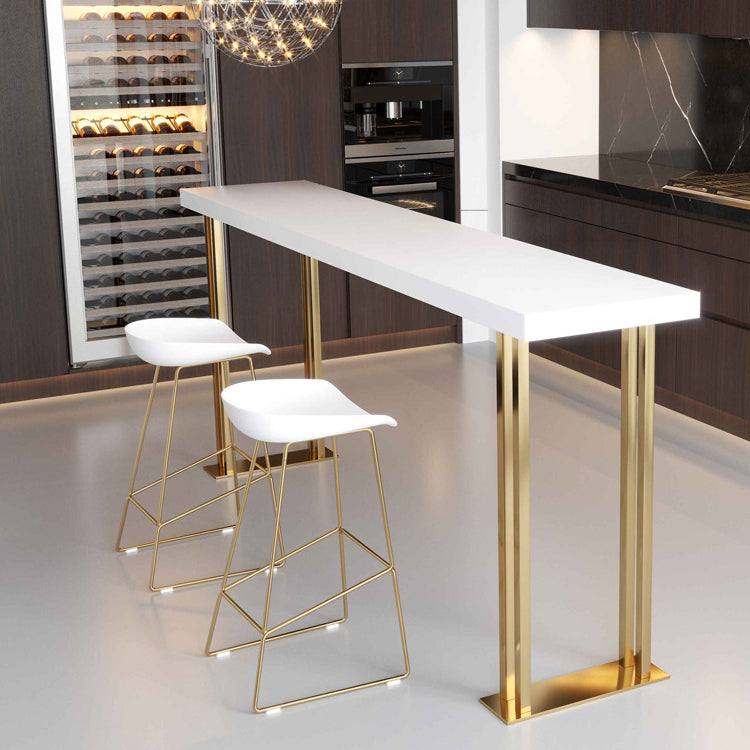 Contemporary Style Metal Armless Bar-stool PU Leather Counter Bar Stool for Kitchen