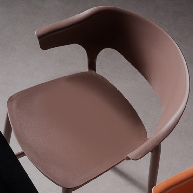 Industrial Low Back Counter Stool Plastic Counter Height Stools for Home Use