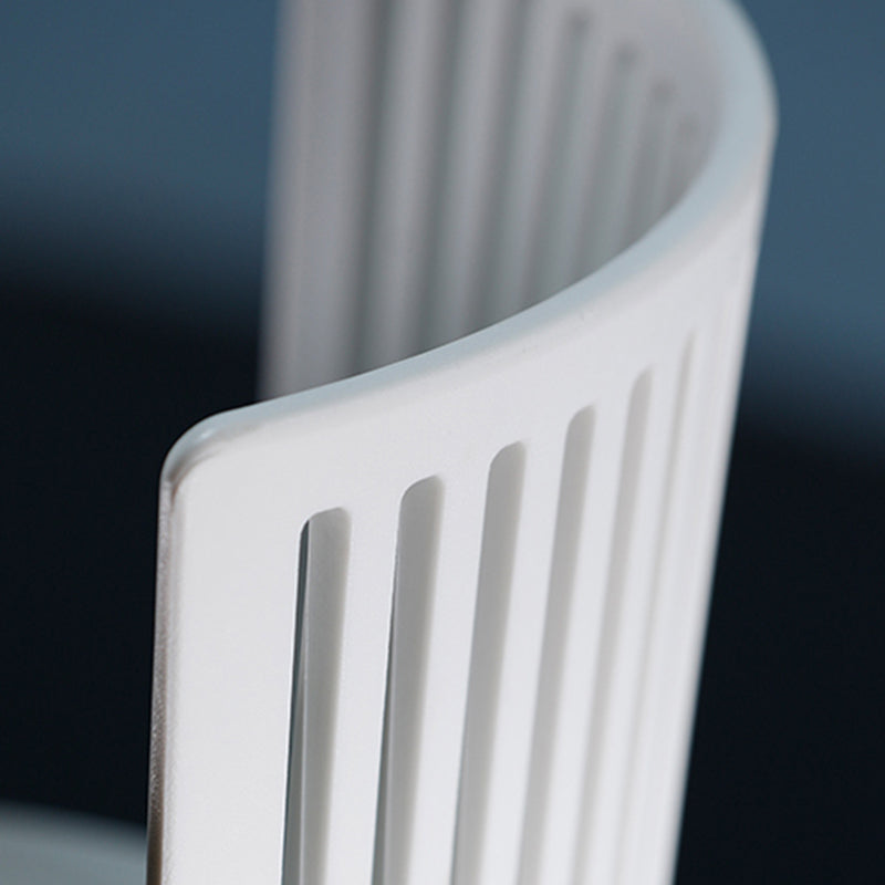 Modern Wooden Bar Stool 38" Height Backrest Armless Counter Stool with Plastic Cushion