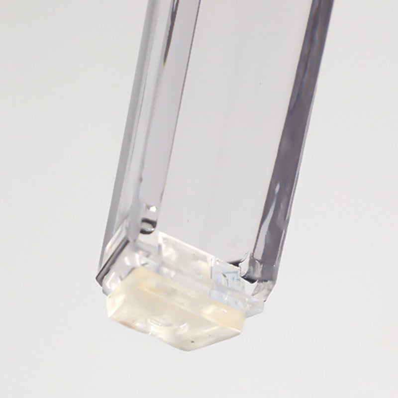 Industrial Backless Counter Stool Acrylic Counter Height Stools for Kitchen