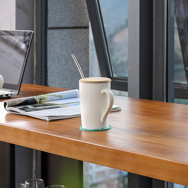 Industrial Table and Stool Set 1/2/7 Pieces Solid Wood Bar Table and Stools
