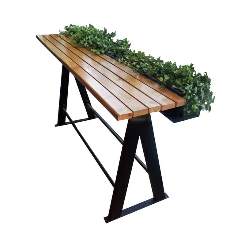 Manufactured Wood Bar Set 1/3 Pieces Industrial Rectangle Pub Table Set