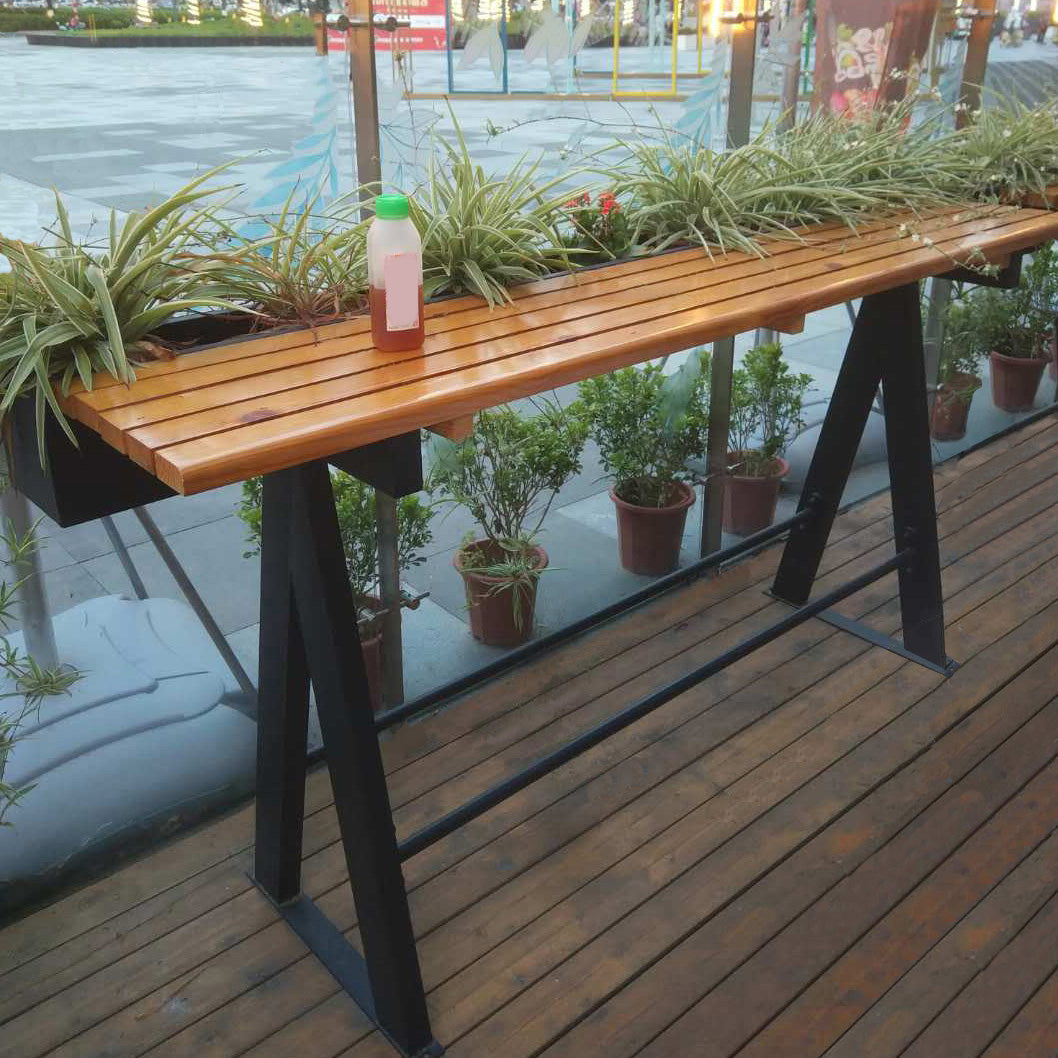 Manufactured Wood Bar Set 1/3 Pieces Industrial Rectangle Pub Table Set