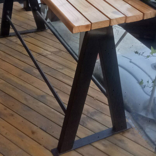 Manufactured Wood Bar Set 1/3 Pieces Industrial Rectangle Pub Table Set