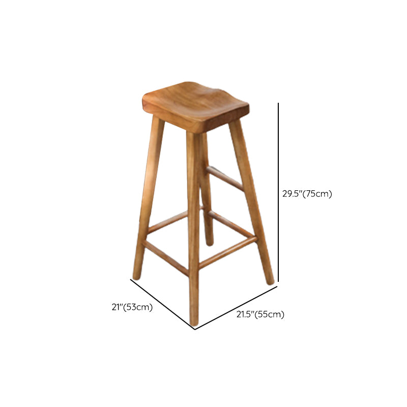 Industrial Bar Stool and Table 1/2/3 Pieces Wood Pub Dining Set
