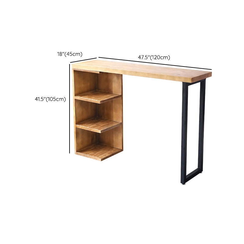 Industrial Bar Stool and Table 1/2/3 Pieces Wood Pub Dining Set