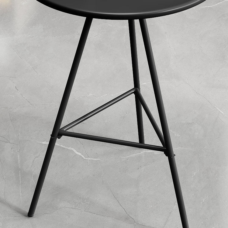 1/3/4/5 Pieces Industrial Iron Bar Table Set Round Bistro Set with Wood Top