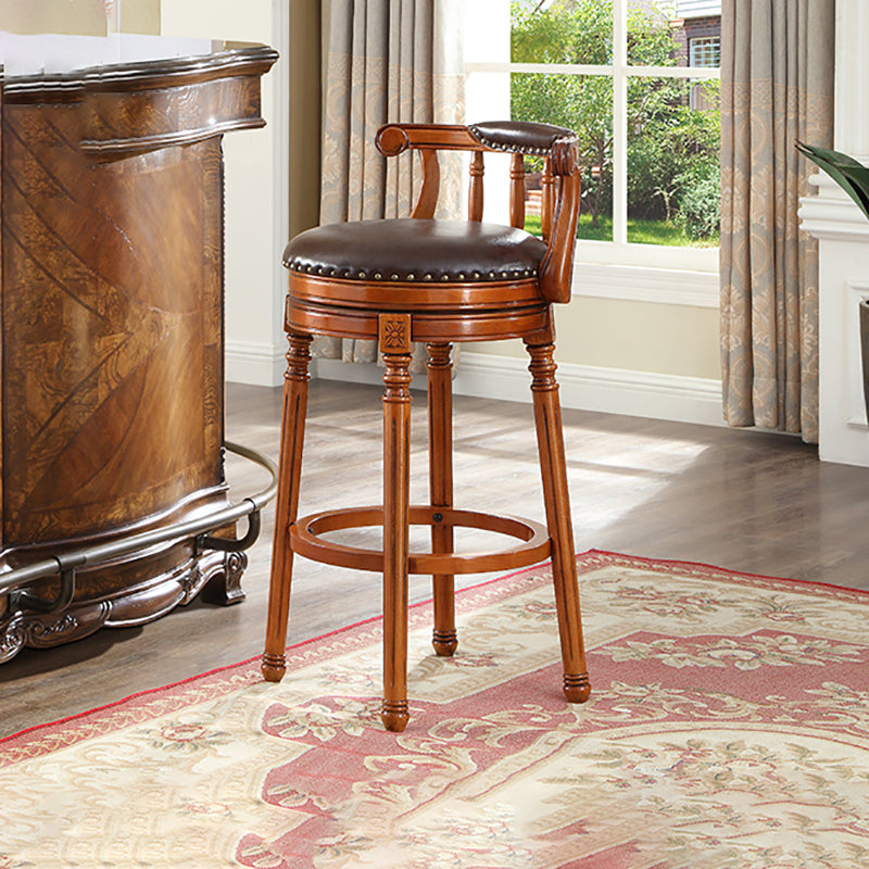 1/3 Pieces Modern Solid Wood Pub Table Set Round Counter Table