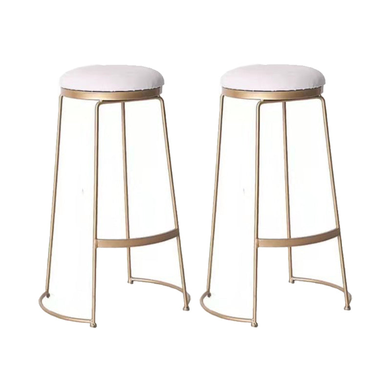 Modern Round Pub Table Set 1/2/3 Pieces Bar Table with Metal Stools