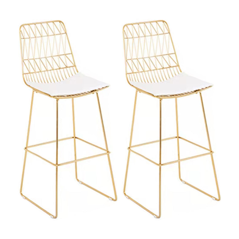 Modern Round Pub Table Set 1/2/3 Pieces Bar Table with Metal Stools