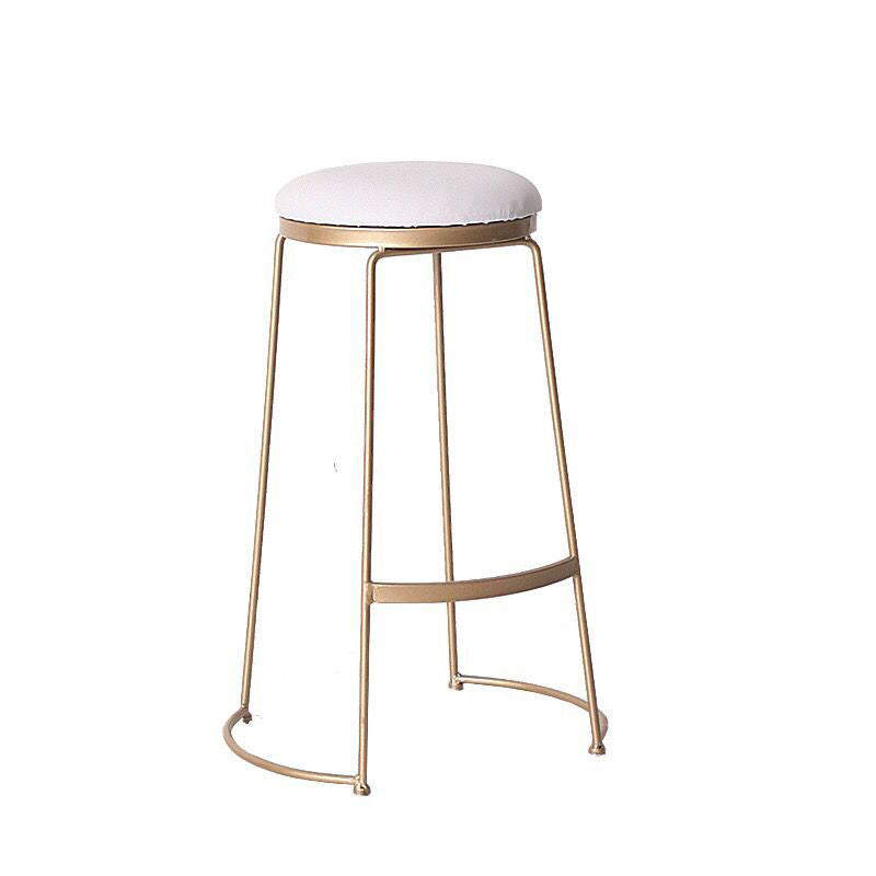 Modern Round Pub Table Set 1/2/3 Pieces Bar Table with Metal Stools