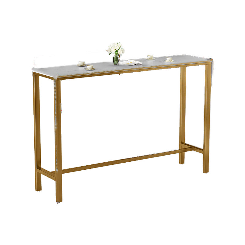 Industrial White Pub Set with Upholstered Stools 1/3/5 Pieces Bar Table for Small Places