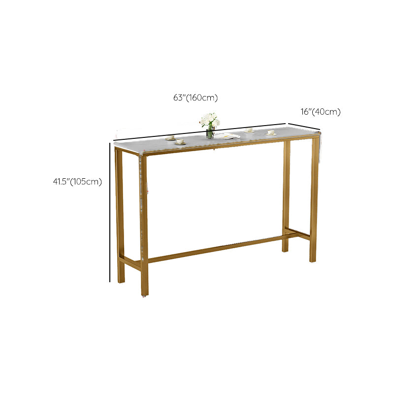 Industrial White Pub Set with Upholstered Stools 1/3/5 Pieces Bar Table for Small Places