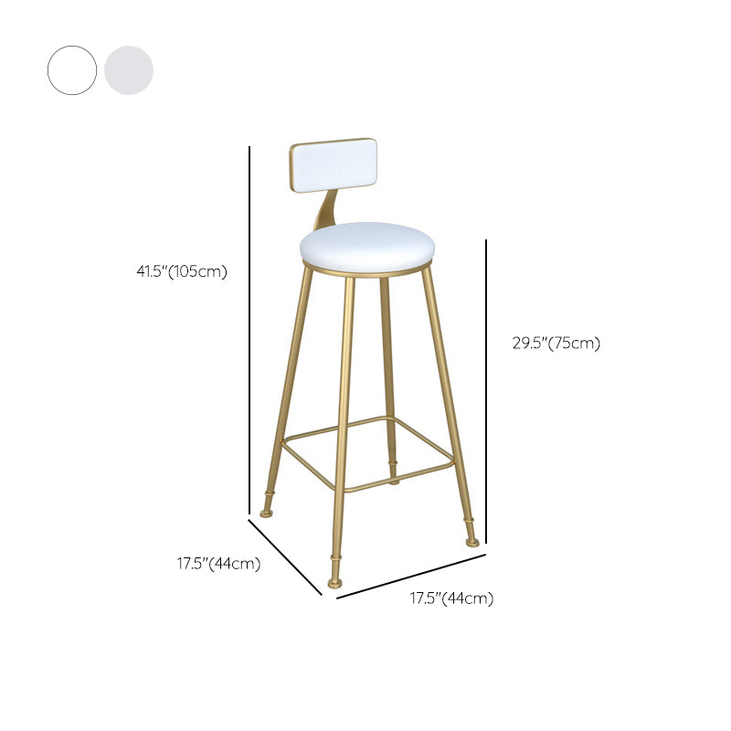 Contemporary Style 1/2/3 Pieces Bar Table Set Rectangle Bar Table with Metal Stools