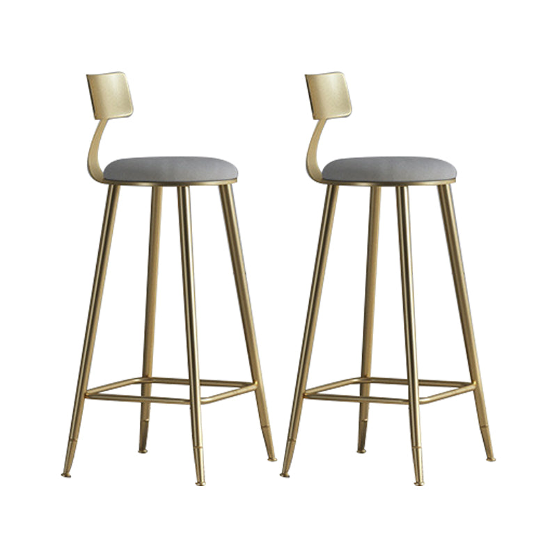 Metal and Wood Bar Set 1/2/3 Pieces Modern Round Bar Stool and Table