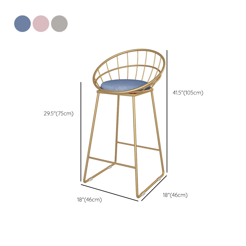 1/3 Pieces Oval Bar Stool and Table Set Glam Table and Stool Set