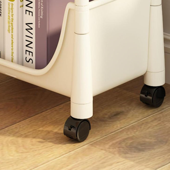 Contemporary Bookcase Vertical Plastic Book Shelf for Study Room