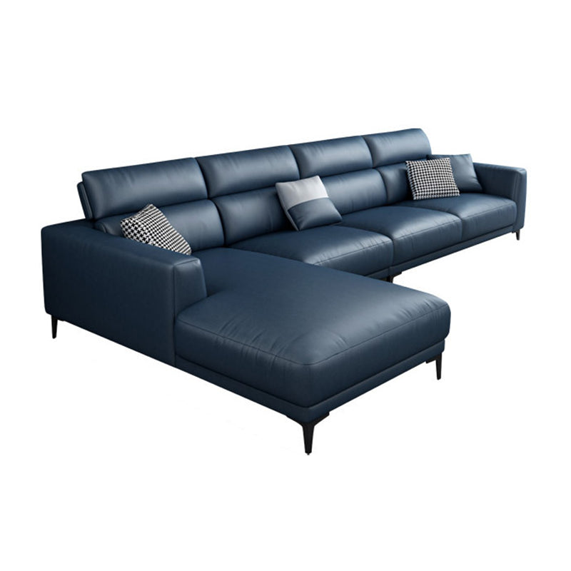 Modern Cushions Recessed Arm Living Room Faux Leather Seating