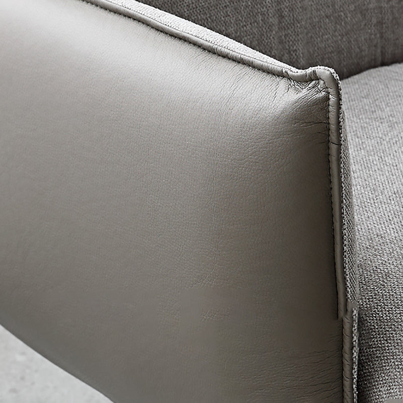 Contemporary Linen 4-Star Tight Back Accent Armchair in Grey