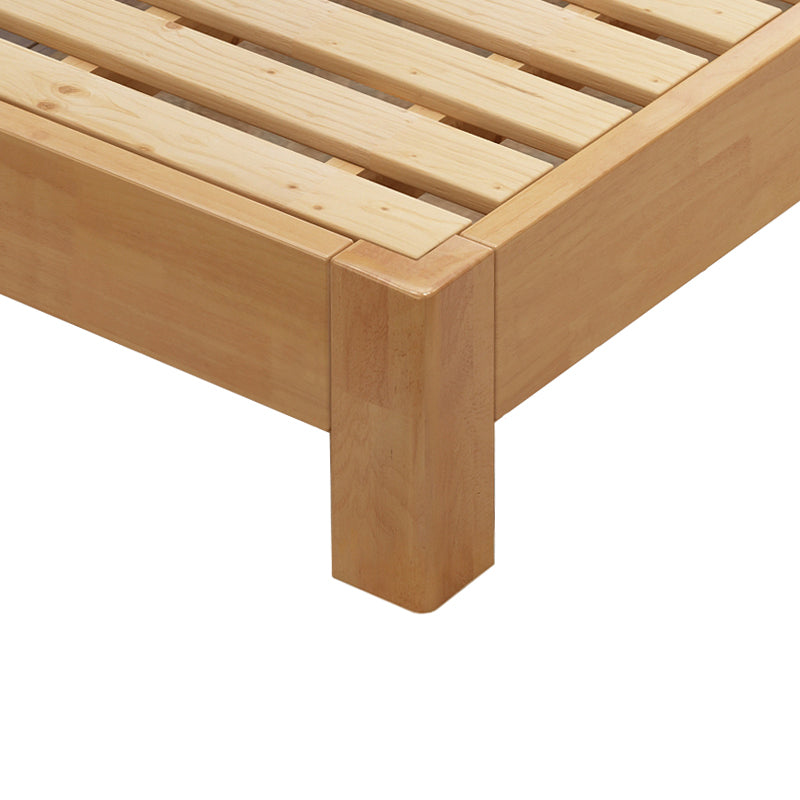 Contemporary Solid Color Wooden Bed Frame 9.84 " H Tatami Bed