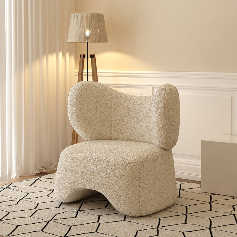 Contemporary Fabric Standard Settee Tight Back Tuxedo Arm Sofa