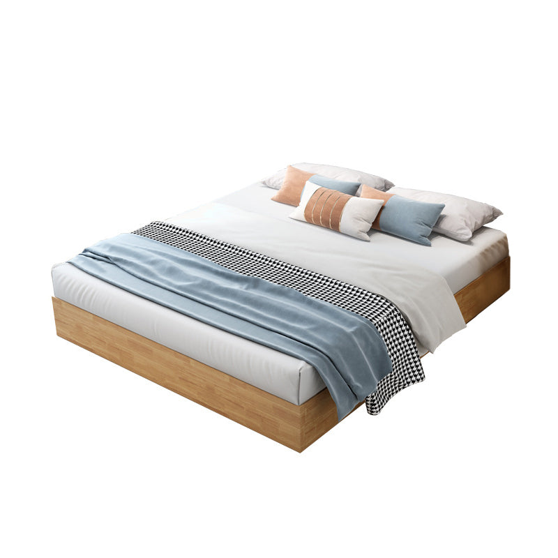 Contemporary Solid Color Wooden Bed Frame 6.29" H Platform Bed