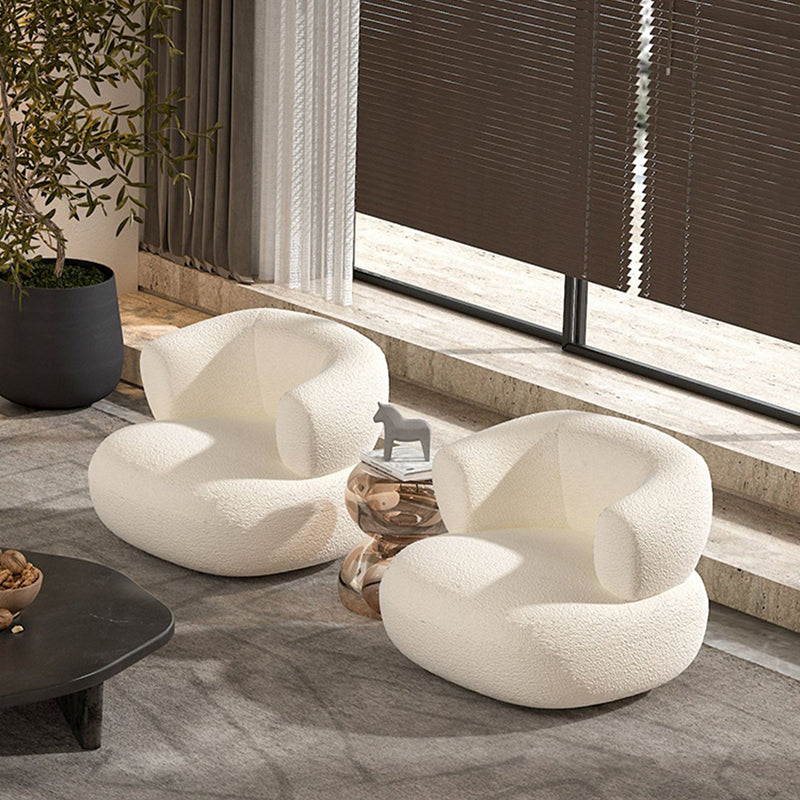 Contemporary Camel Back Fabric Settee Tuxedo Arm Standard Sofa