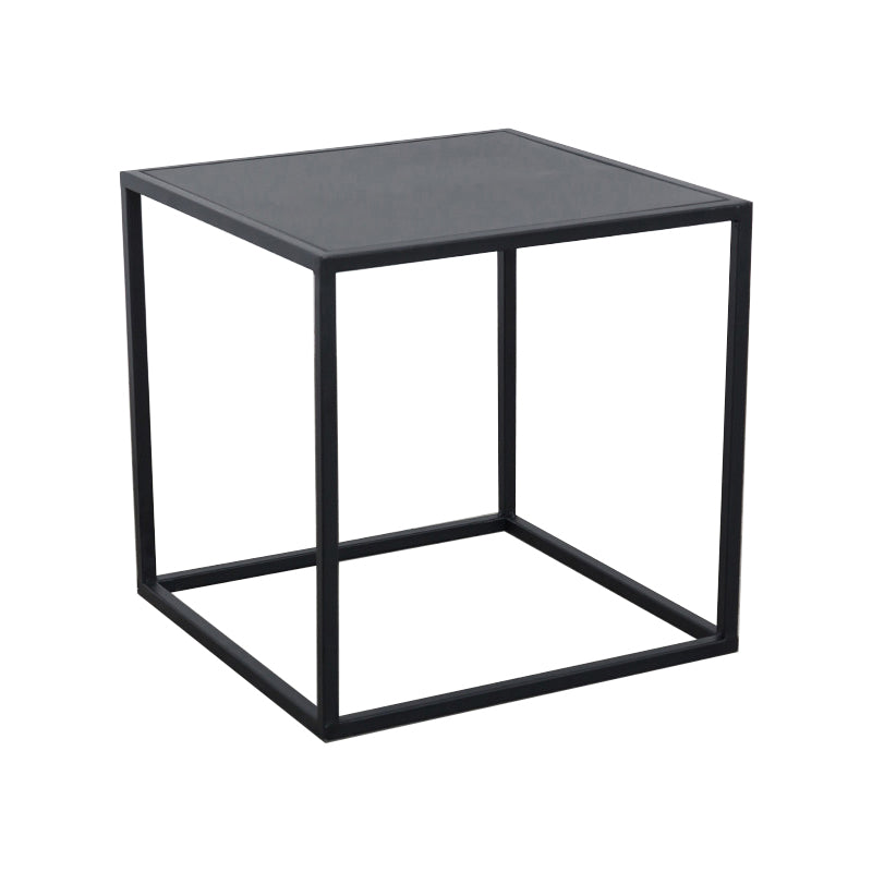 Mid-Century Metal End Slide Table Minimalist Frame Sofa Corner Table